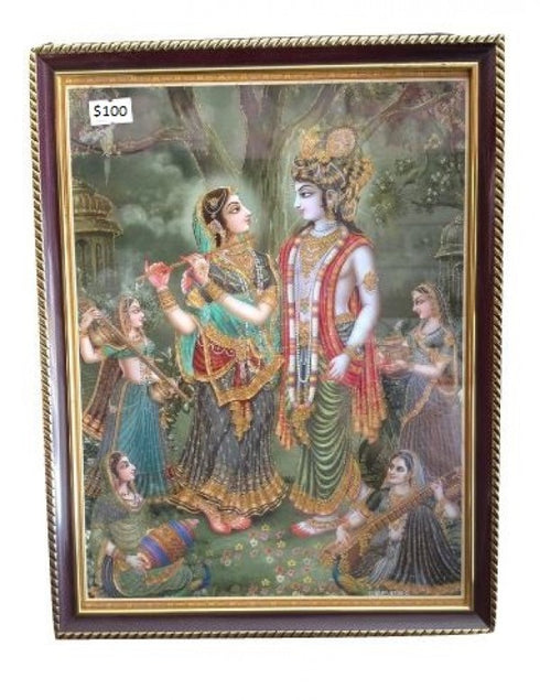 Radha Krishna Wall Decor Frame